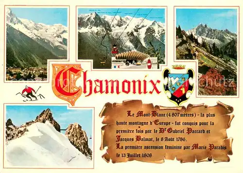 AK / Ansichtskarte Chronik AK Chamonix 