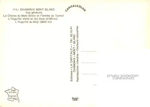 AK / Ansichtskarte Chronik AK Chamonix 