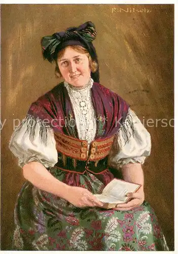 AK / Ansichtskarte Trachten R.Ritsch Gerlaenderin 