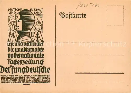 AK / Ansichtskarte Politik_Geschichte Robert Warnebold Feldberg Politik Geschichte