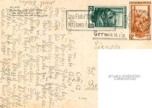 AK / Ansichtskarte Strassenbahn Milano 