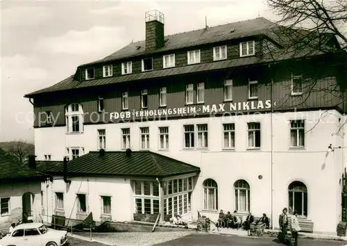 AK / Ansichtskarte Baerenfels_Erzgebirge FDGB Erholungsheim Max Niklas Baerenfels Erzgebirge