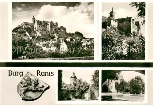 AK / Ansichtskarte Ranis Burg Ranis Details Ranis