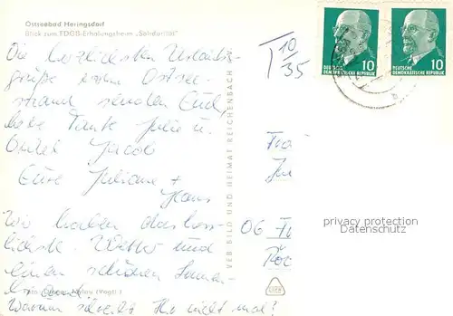 AK / Ansichtskarte Heringsdorf_Ostseebad_Usedom FDGB Erholungsheim Solidaritaet Heringsdorf_Ostseebad