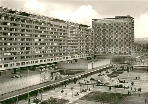 AK / Ansichtskarte Dresden Prager Strasse mit Interhotel Newa Dresden