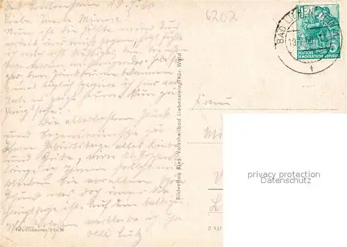 AK / Ansichtskarte Bad_Liebenstein FDGB Volksheilbad Wandelhalle Bad_Liebenstein