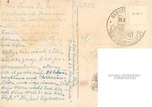 AK / Ansichtskarte Bad_Liebenstein Blick vom Aschenberg Bad_Liebenstein