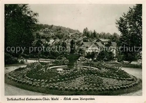 AK / Ansichtskarte Bad_Liebenstein Blick vom Kurgarten Bad_Liebenstein