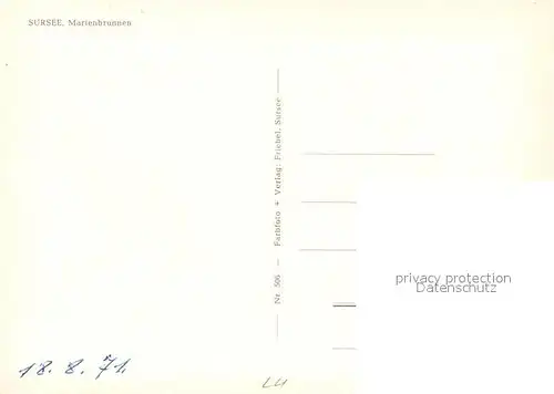 AK / Ansichtskarte Sursee_LZ Marienbrunnen 