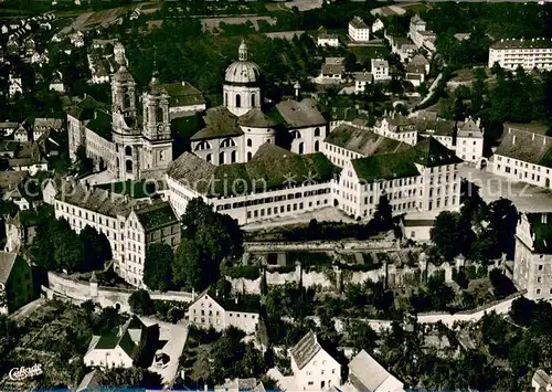 AK / Ansichtskarte Weingarten_Baden Fliegeraufnahme Basilika m. Klosterbauten Weingarten_Baden