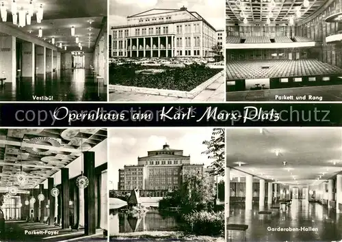 AK / Ansichtskarte Leipzig Opernhaus Karl Marx Platz Leipzig