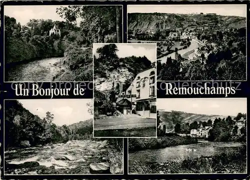 AK / Ansichtskarte Remouchamps_Liege Teilansichten und Hotel de la Grotte Remouchamps Liege