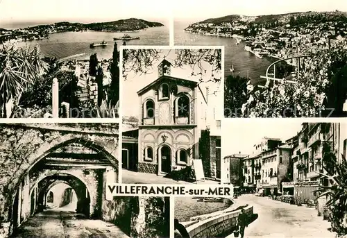 AK / Ansichtskarte Villefranche sur Mer Teilansichten Villefranche sur Mer