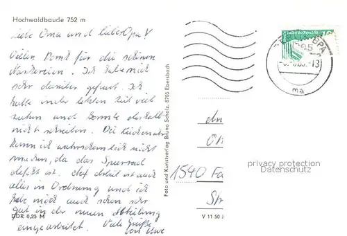 AK / Ansichtskarte Oybin Hochwaldbaude Innenansicht Oybin