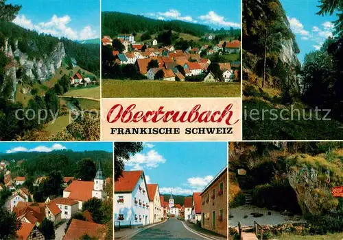 AK / Ansichtskarte Obertrubach Panorama Ruinen Ortspartien Obertrubach