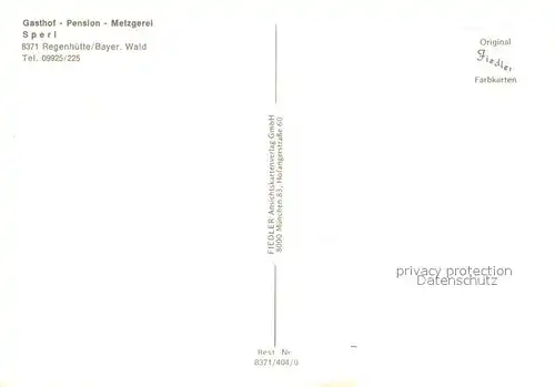 AK / Ansichtskarte Regenhuette_Bayerisch_Eisenstein Gasthof Pension Sperl Panorama Badesee Gastraum Regenhuette_Bayerisch