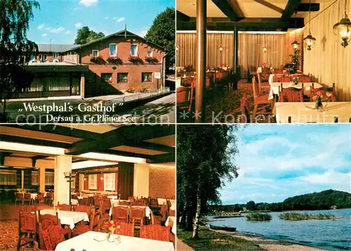 AK / Ansichtskarte Dersau Westphals Gasthof Restaurant Am Grossen Ploener See Dersau