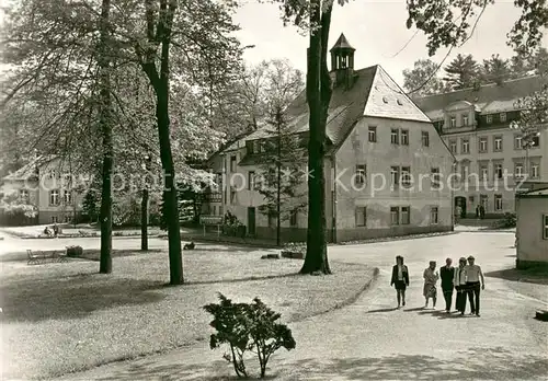 AK / Ansichtskarte Warmbad_Wolkenstein Bergarbeiter Sanatorium Pawlow Haus Warmbad_Wolkenstein
