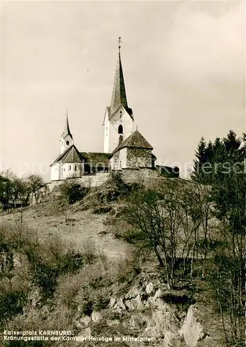 AK / Ansichtskarte Karnburg_Kaernten Kaiserpfalz Karnburg Kroenungsstaette der Kaerninger Herzoege im Mittelalter 