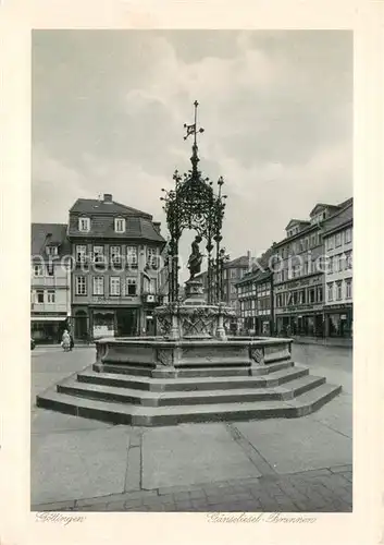 AK / Ansichtskarte Goettingen_Niedersachsen Gaenseliesel Brunnen Goettingen Niedersachsen