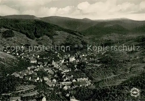 AK / Ansichtskarte Buehlertal Fliegeraufnahme Buehlertal