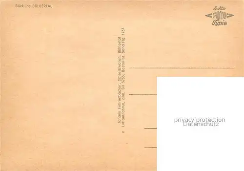 AK / Ansichtskarte Buehlertal Fliegeraufnahme Buehlertal