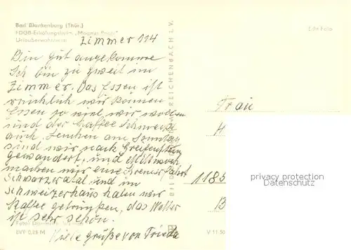 AK / Ansichtskarte Bad_Blankenburg FDGB Erholungsheim Magnus Poser Urlauberwohnheim Bad_Blankenburg
