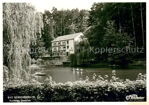 AK / Ansichtskarte Bad_Bergzabern Kurhotel Seeblick Bad_Bergzabern