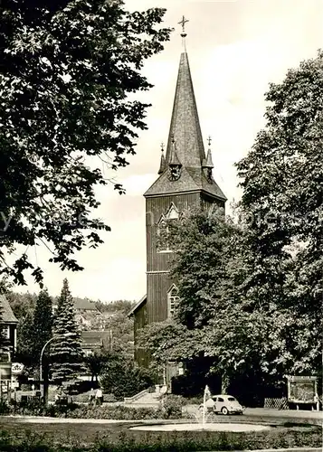 AK / Ansichtskarte Braunlage Ev Kirche Braunlage