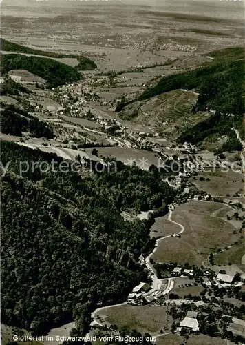 AK / Ansichtskarte Glottertal_Schwarzwald Fliegeraufnahme 