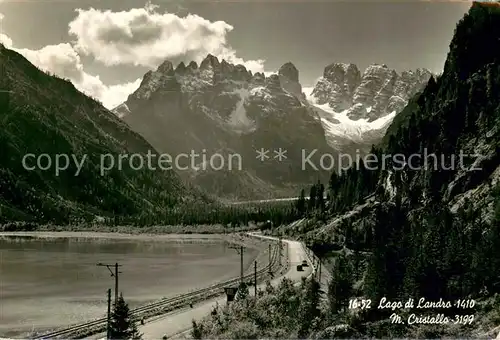 AK / Ansichtskarte Lago_di_Landro_IT Monte Cristallo 