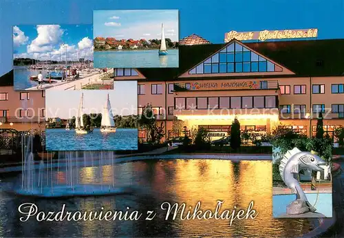 AK / Ansichtskarte Mikolajki_PL Hotel Godebiewski 