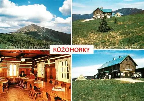 AK / Ansichtskarte Pec_pod_Snezkou Chata Ruzohorky Interhotel Krkonose Gaststube Pec_pod_Snezkou