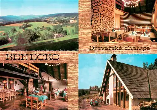 AK / Ansichtskarte Benecko_Semily_CZ Benecko Krkonosska chalupa stylove zarizena restaurace 