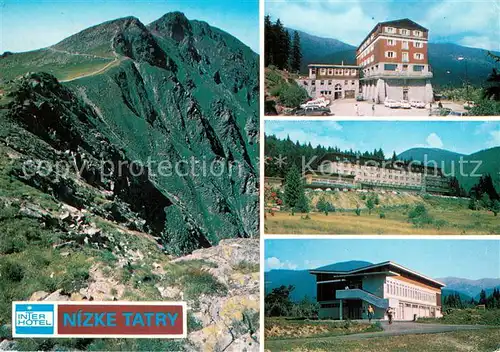AK / Ansichtskarte Nizke_Tatry_Slovakia Derese Hotel Srdiecko Partizan Motel Tale 