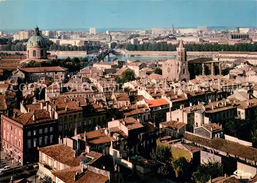 AK / Ansichtskarte Toulouse_31 Vue generale et les vieux quartiers vers la Garonne depuis St Cyprien 