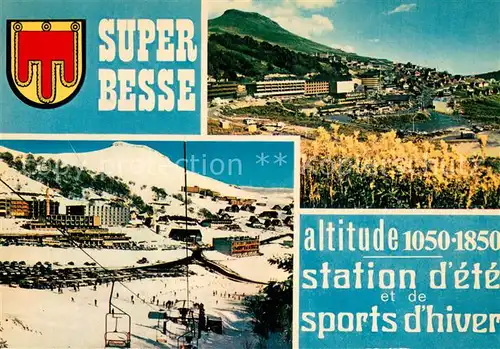 AK / Ansichtskarte Super_Besse Station dete et de sports d hiver Super Besse