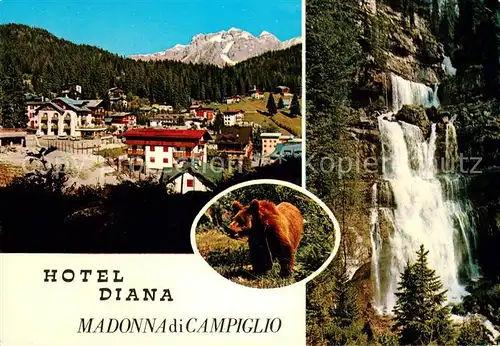 AK / Ansichtskarte Madonna_di_Campiglio Dolomiti di Brenta Hotel Diana di G Rasom Madonna_di_Campiglio