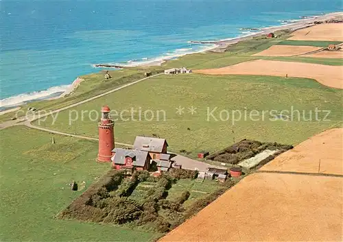 AK / Ansichtskarte Bovbjerg_DK Leuchtturm Fliegeraufnahme 