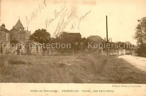 AK / Ansichtskarte Courcelles sur Seine Vallee de Chevreuse Entree cote Saint Remy Courcelles sur Seine