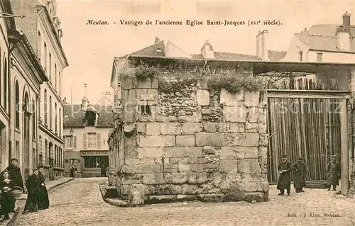 AK / Ansichtskarte Meulan Vestiges de lancienne Eglise Saint Jacques Meulan