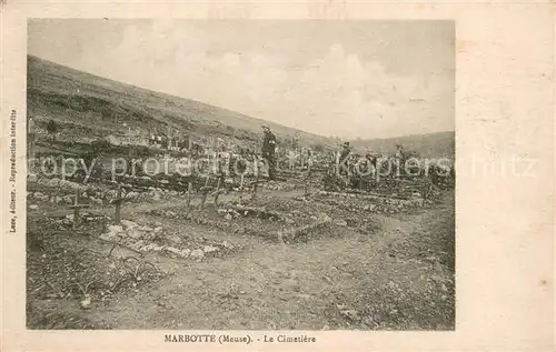 AK / Ansichtskarte Marbotte_55 Le Cimetiere 