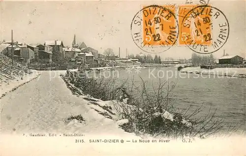 AK / Ansichtskarte Saint Dizier_Haute Marne La Noue en Hiver Saint Dizier Haute Marne