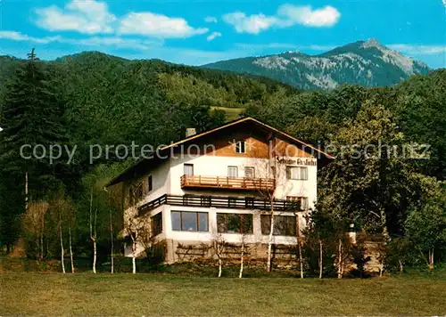 AK / Ansichtskarte Lam_Oberpfalz Cafe Pension Zur schoenen Aussicht Lam_Oberpfalz