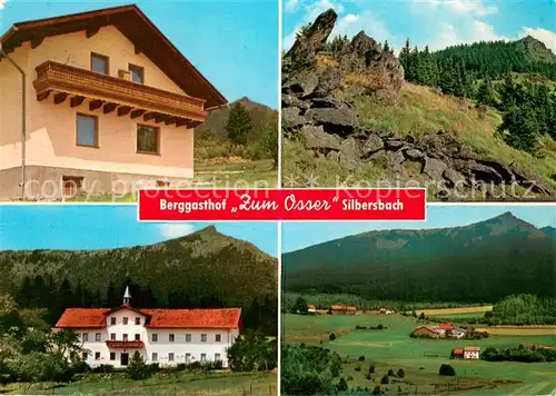 AK / Ansichtskarte Silbersbach Berggasthof Zum Osser Panorama Silbersbach