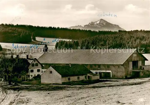 AK / Ansichtskarte Zollhaus_Allgaeu Gut Gstoer mit Kantine Zollhaus Allgaeu