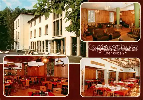 AK / Ansichtskarte Edenkoben Schlosshotel Ludwigshoehe Gastraeume Edenkoben