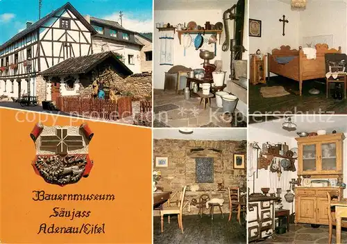 AK / Ansichtskarte Adenau Bauernmuseum Saeujass Details Adenau