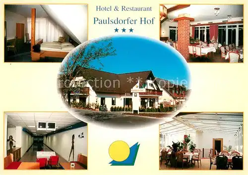 AK / Ansichtskarte Paulsdorf_Dippoldiswalde Hotel Restaurant Paulsdorfer Hof Zimmer Gastraeume Kegelbahn Paulsdorf Dippoldiswalde