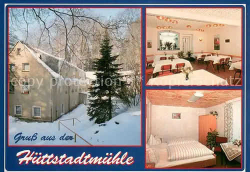 AK / Ansichtskarte Ansprung Bibel und Erholungsheim Huettstadtmuehle Gaststube Zimmer Ansprung